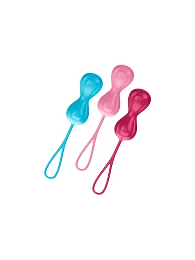 Set de 3 boules de Geisha effet vibrante Power Balls Satisfyer 