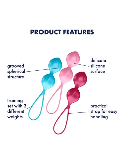 Set de 3 boules de Geisha V Balls Satisfyer 