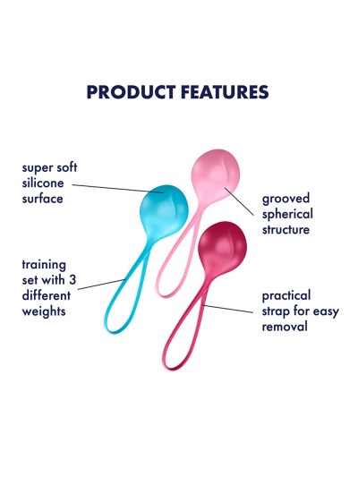 Set de 3 mono boule de Geisha Satisfyer Strengthening balls 