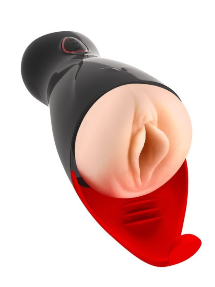 Masturbateur luxe 3D sensitive avec stimulateur de périnée 