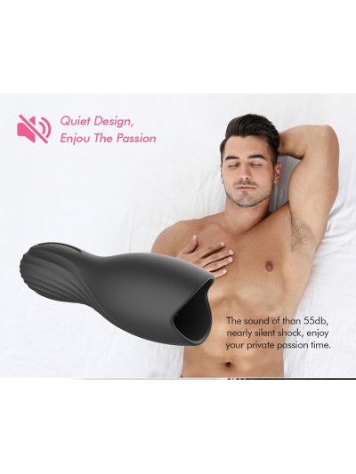 Masturbateur noir vibrant AirCraft Cup 