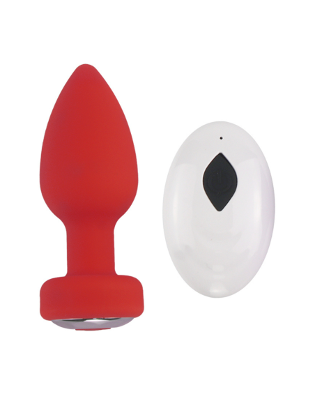 Plug Anal Vibrant Télécommandé SHAKY Rouge