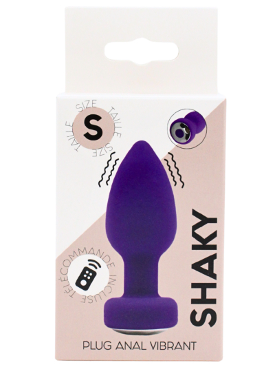 Plug Anal Vibrant Télécommandé SHAKY Violet