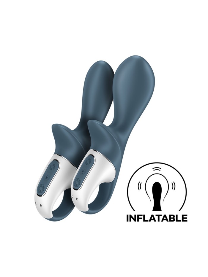 Vibromasseur gonflable anal gris USB Air Pump Booty 2 Satisfyer 