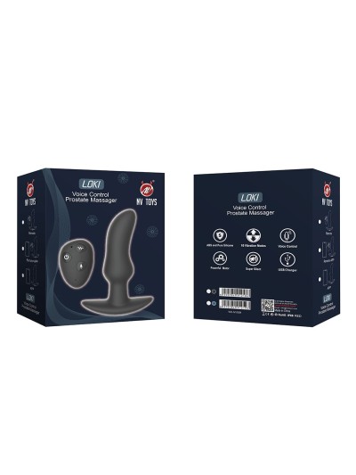 Stimulateur de prostate télécommandé USB avec option commande vocale LOKI 