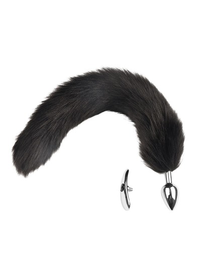 Plug interchangeable aluminium avec queue noire souple 