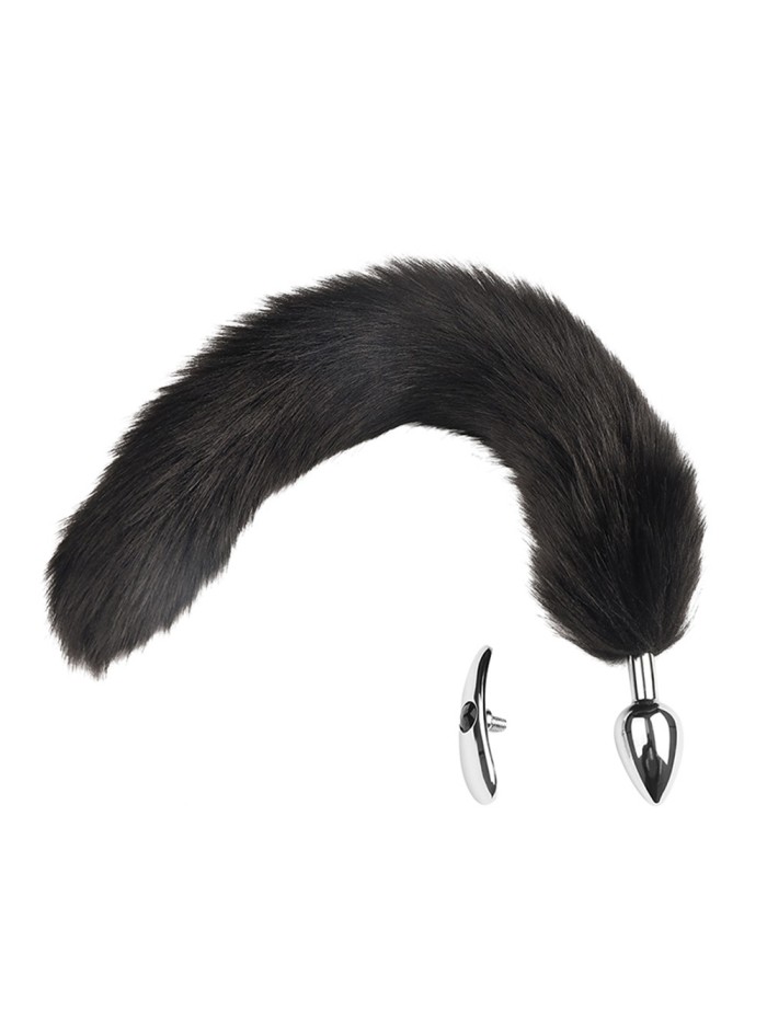 Plug interchangeable aluminium avec queue noire souple 