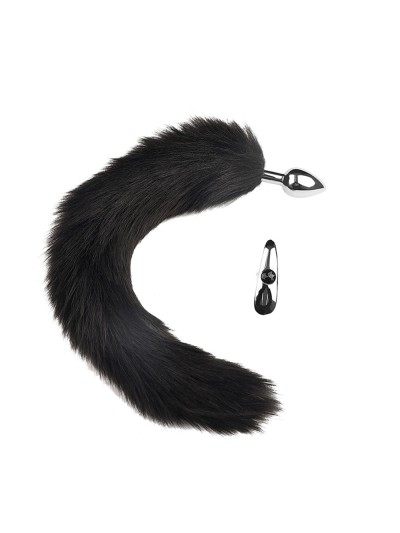 Plug interchangeable aluminium avec queue noire souple 