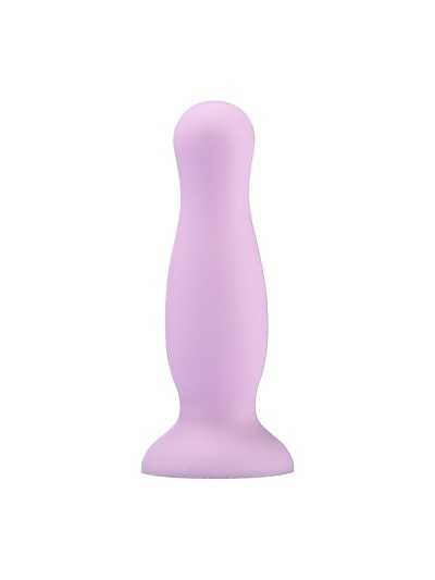 Plug anal ventouse violet pastel taille M 