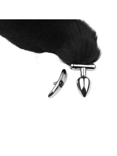 Plug interchangeable aluminium avec queue noire articulée 