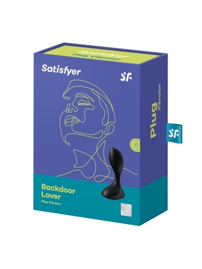 Plug anal vibrant noir USB Backdoor Lover Satisfyer 