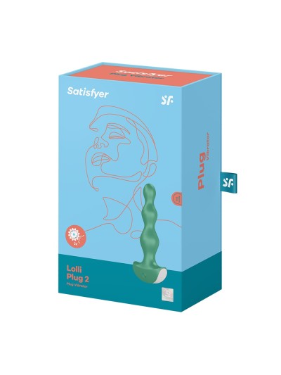 Plug anal vibrant vert Lolli plug 2 Satisfyer 