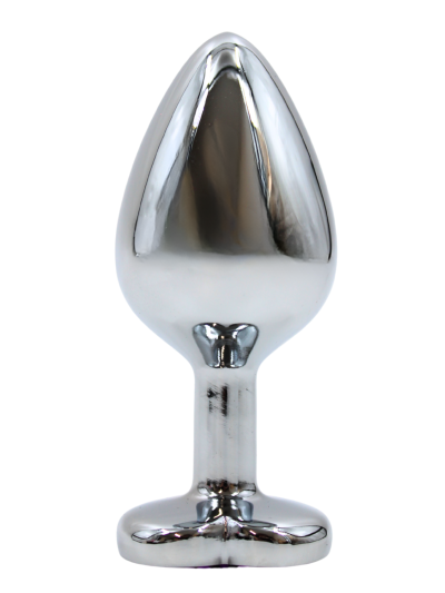 Plug bijou en aluminium bijou coeur violet Medium LOVELY 