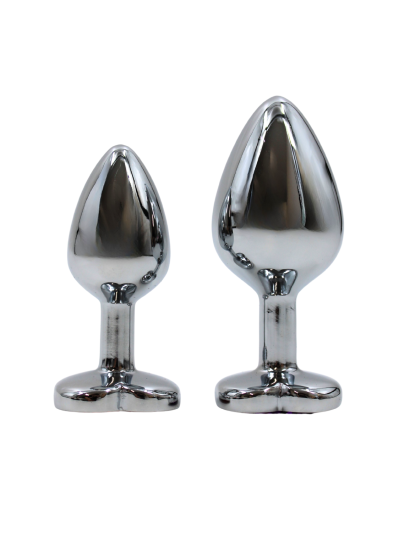 Plug bijou coeur en aluminium bijou rouge Small LOVELY 