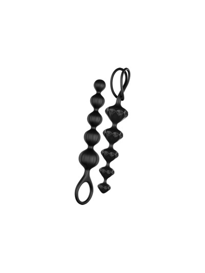 Lot de 2 chapelets noirs Love Beads Satisfyer 