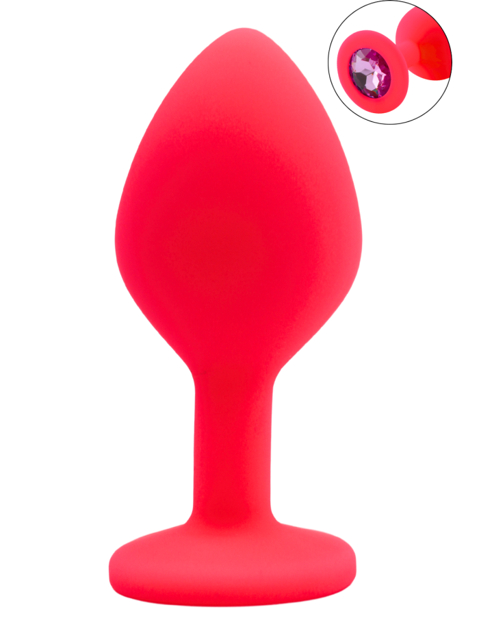 Plug bijou rose Medium PINKY 