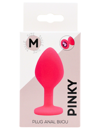 Plug bijou rose Medium PINKY 