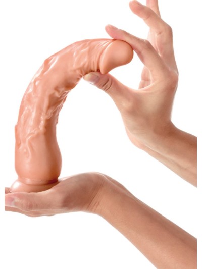 Gode plug réaliste grande taille avec ventouse 21cm 