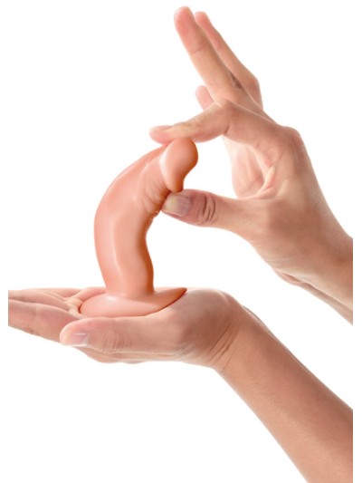 Gode plug réaliste avec ventouse 11.9cm 