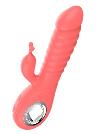 Vibromasseur rabbit rotatif 7 vibrations USB 