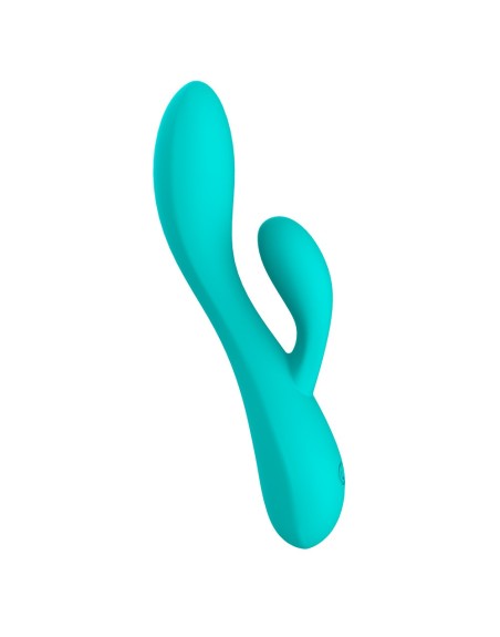 Vibromasseur rabbit USB turquoise NINA 