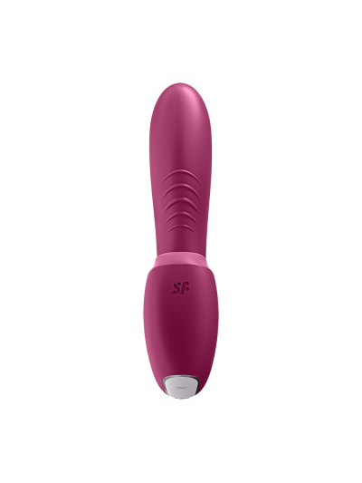 2 en 1 Vibromasseur point G avec stimulateur clitoris connecté USB rouge Sunray Satisfyer 