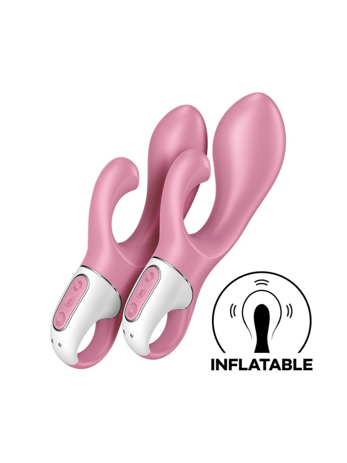Vibromasseur Rabbit gonflant rose Air Pump Bunny 2 USB Satisfyer 