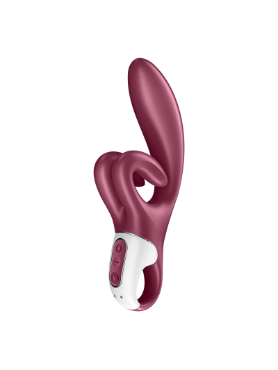 Vibromasseur rabbit point G rouge double stimulation clitoridienne Touch Me Satisfyer 