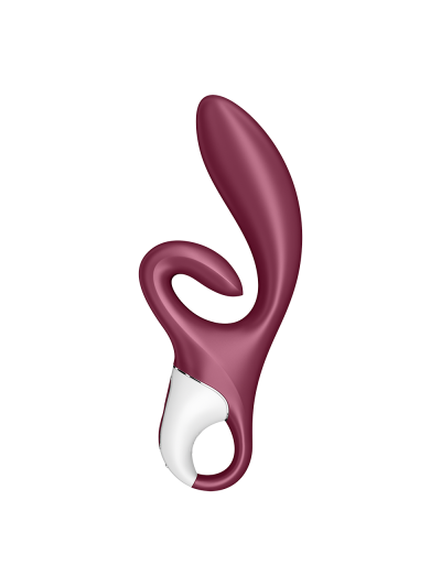 Vibromasseur rabbit point G rouge double stimulation clitoridienne Touch Me Satisfyer 
