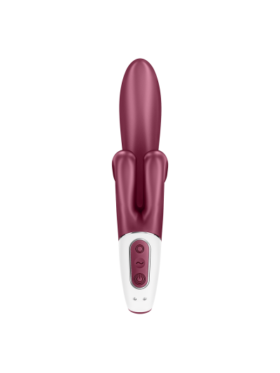Vibromasseur rabbit point G rouge double stimulation clitoridienne Touch Me Satisfyer 