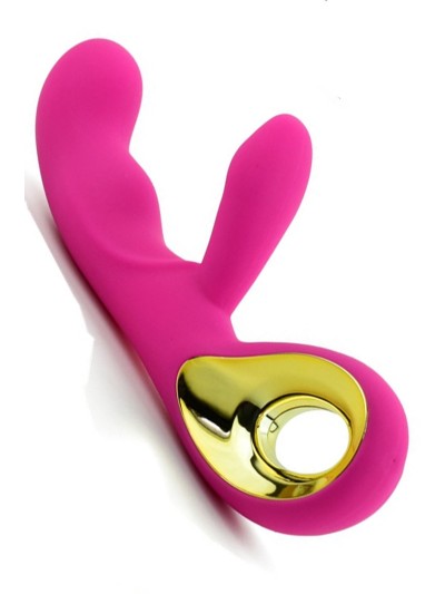 Vibromasseur rabbit USB rose point G 