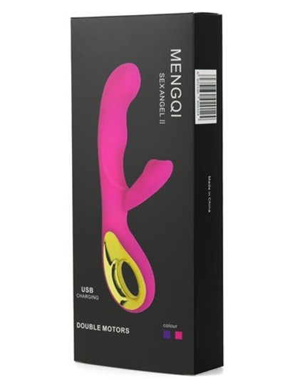 Vibromasseur rabbit USB rose point G 