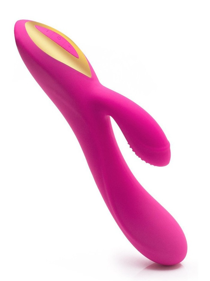 Vibromasseur rabbit rose ergot à picots 10 programmes USB 