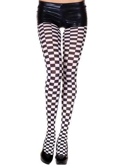 Collant à damier 