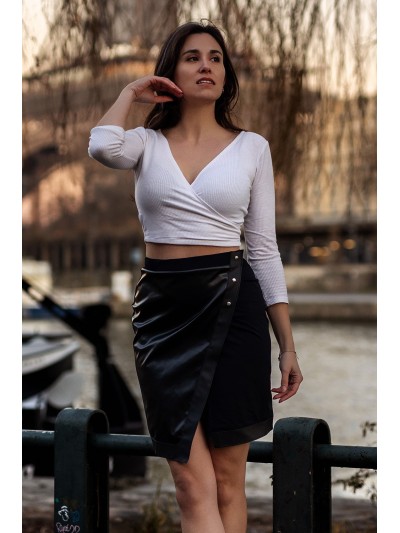 Jupe longue noire Frida 