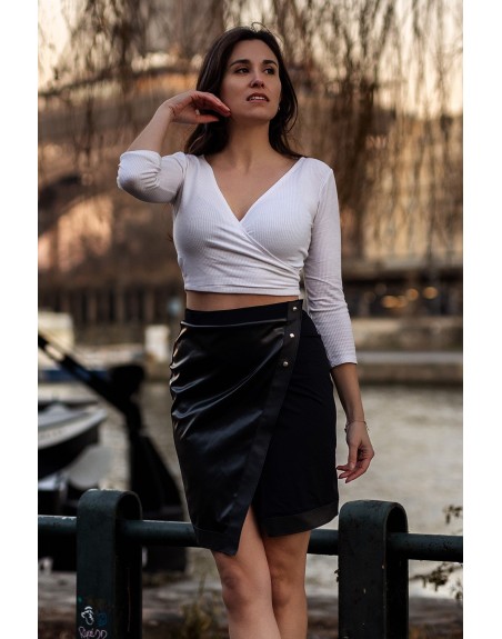 Jupe longue noire Frida 