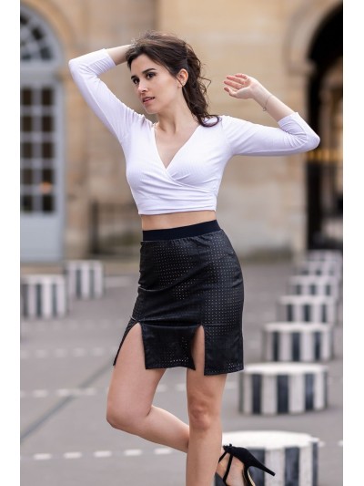 Jupe courte noir Stella 