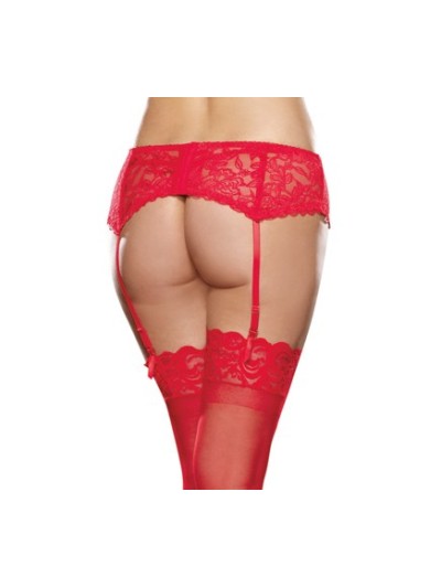 Porte jarretelles grande taille dentelle 3 couleurs disponibles 