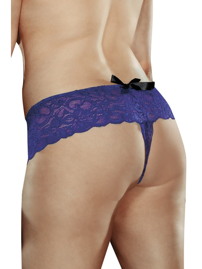 Boyshort dentelle ouvert 