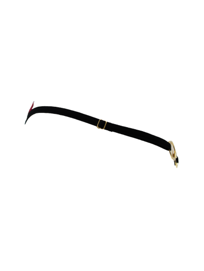 String bordeaux avec anneaux détachables 