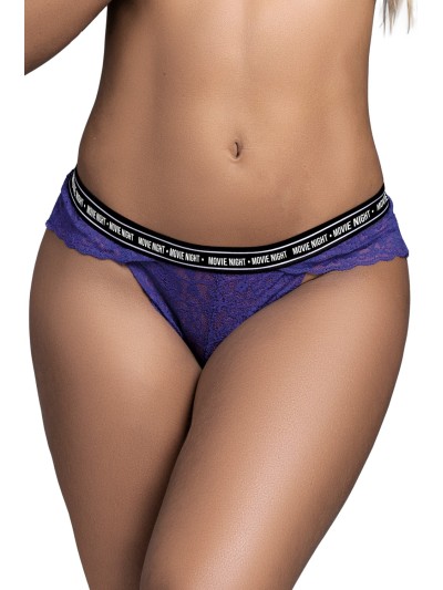 String en dentelle violet MERCREDI 
