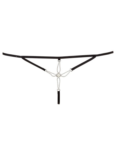 String bijoux strass à lanières 