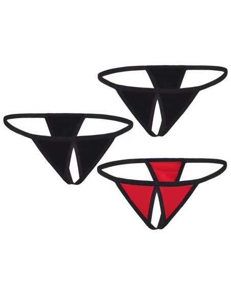 Lot de 3 strings ouverts 