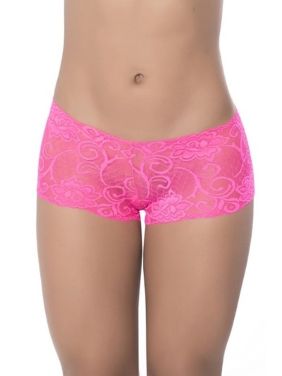 Boyshort dentelle Hot pink 