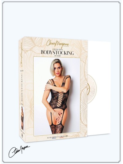 Bodystocking imprimé florale - Le Numéro 10 - Collection Bodystocking 