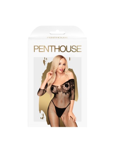 Bodystocking ouvert à l'entrejambe Noir High profile 