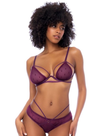 Ensemble 2 pièces couleur bordeaux 