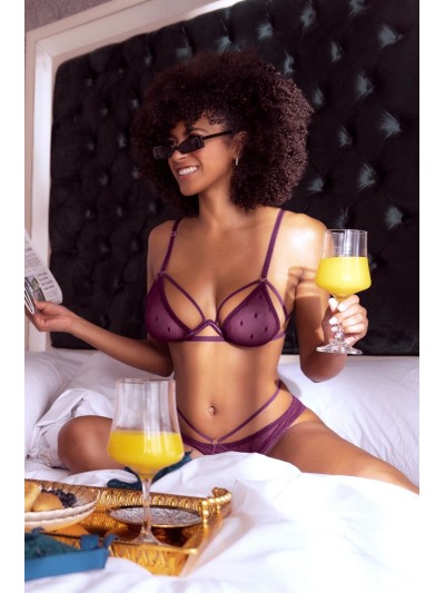 Ensemble 2 pièces couleur bordeaux 