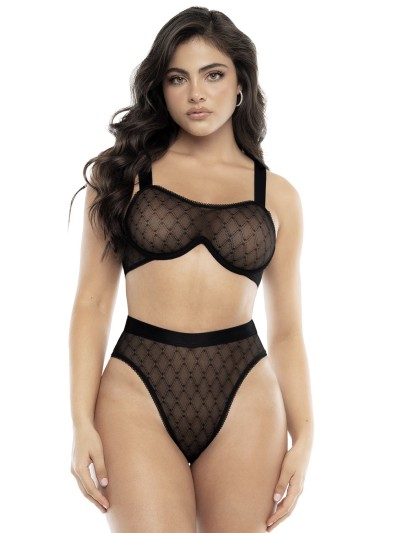 Ensemble 2 pièces soutien-gorge et culotte noir 