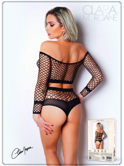 Ensemble 2 pièces résille grosse maille - Le Numéro 1 - Collection Ensemble  